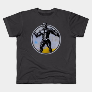 Black Muscle Daddy Kids T-Shirt